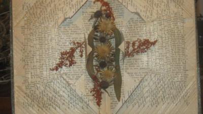 LIVRES VASES (composition florale)